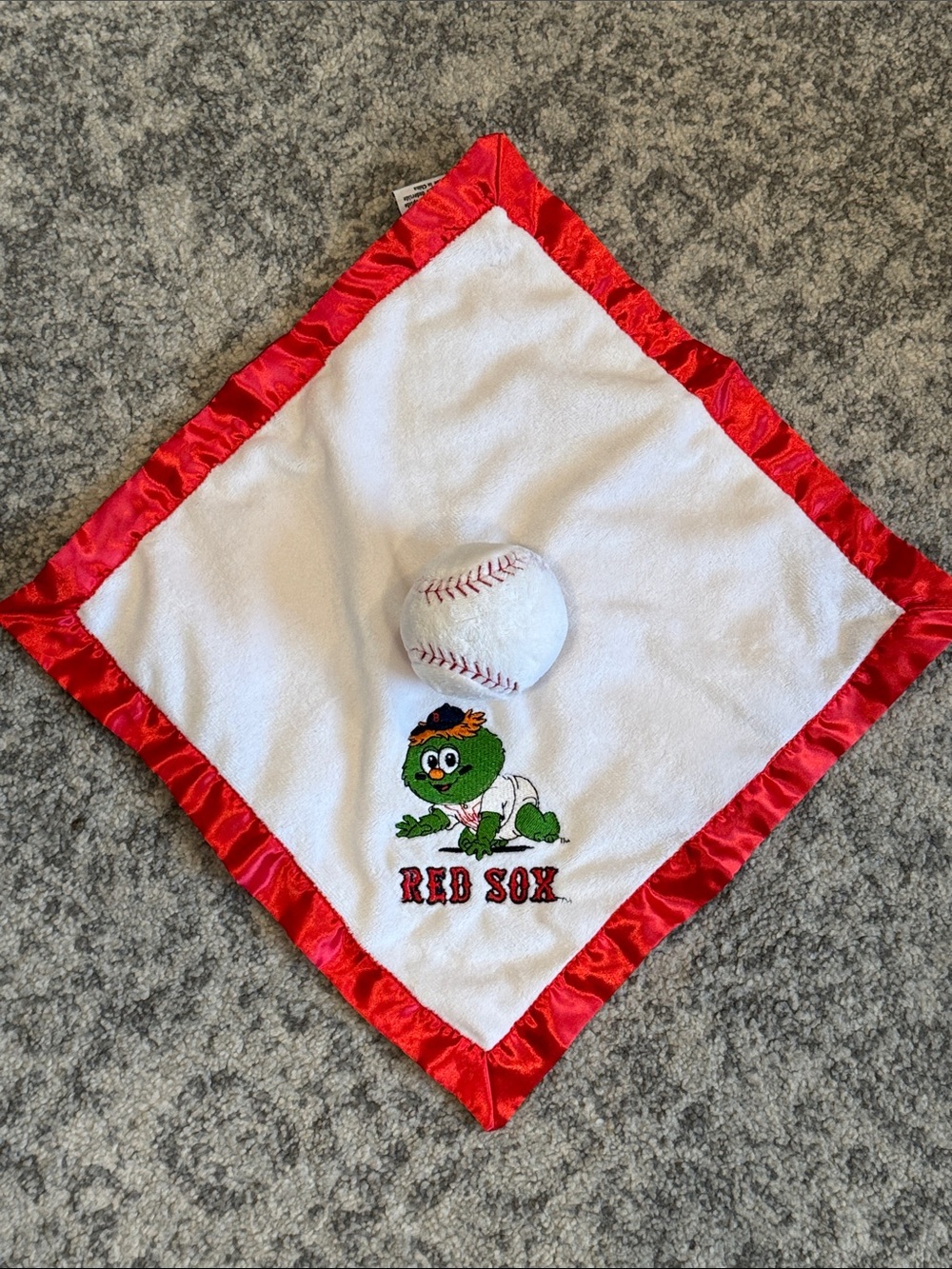 Baby Fanatic Lovey Security Blanket Boston Red Sox